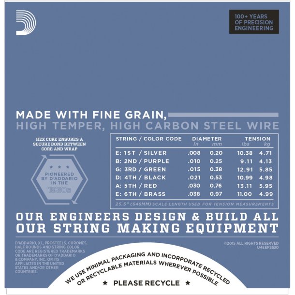 D'Addario EPS530, 008 - 038